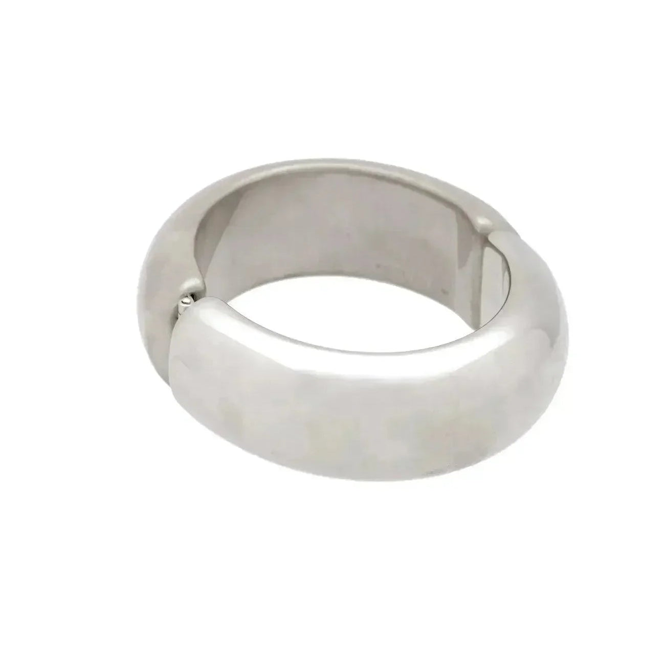 Bi-colour Bangle - Silver / Vintage Silver by Vanessa Baroni