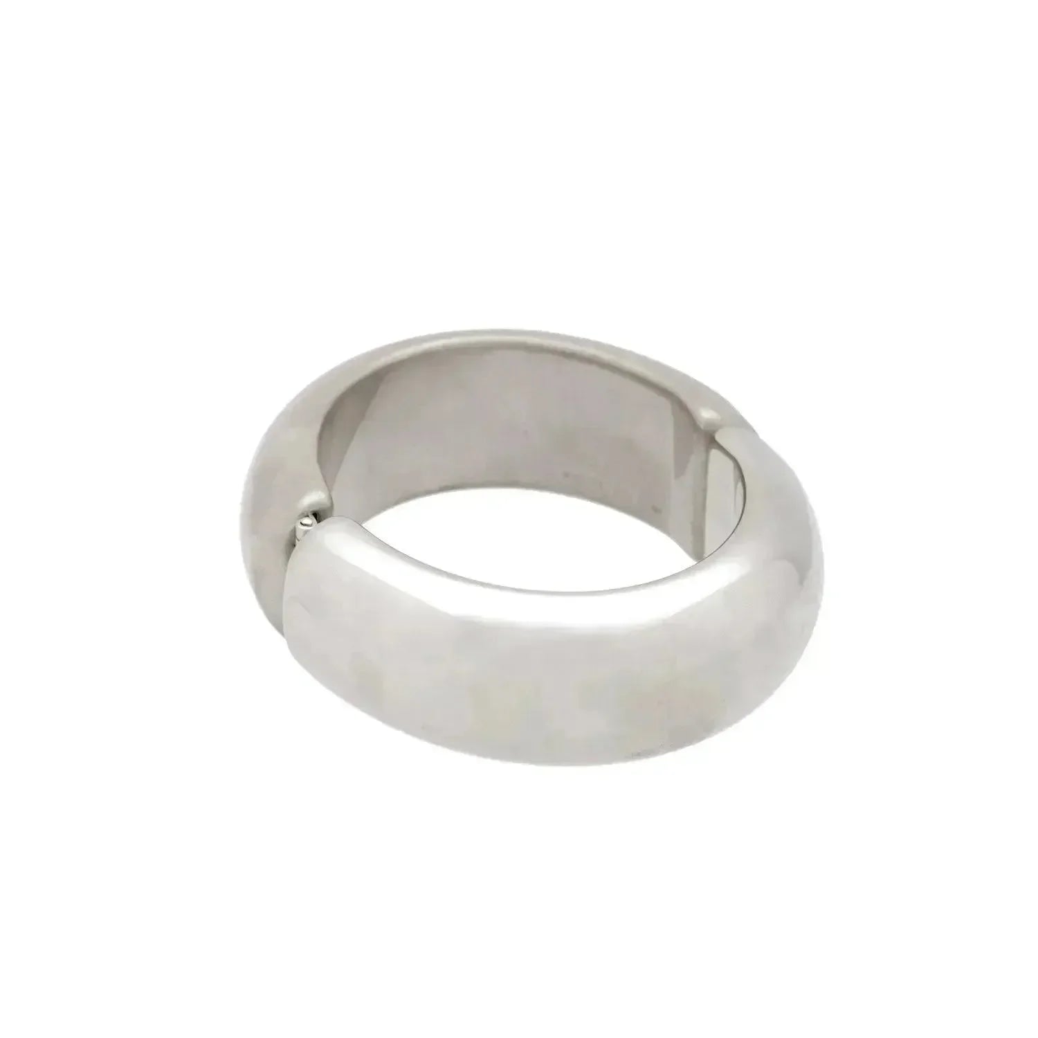 2 Color Bangle - Silver - Silver Vintage