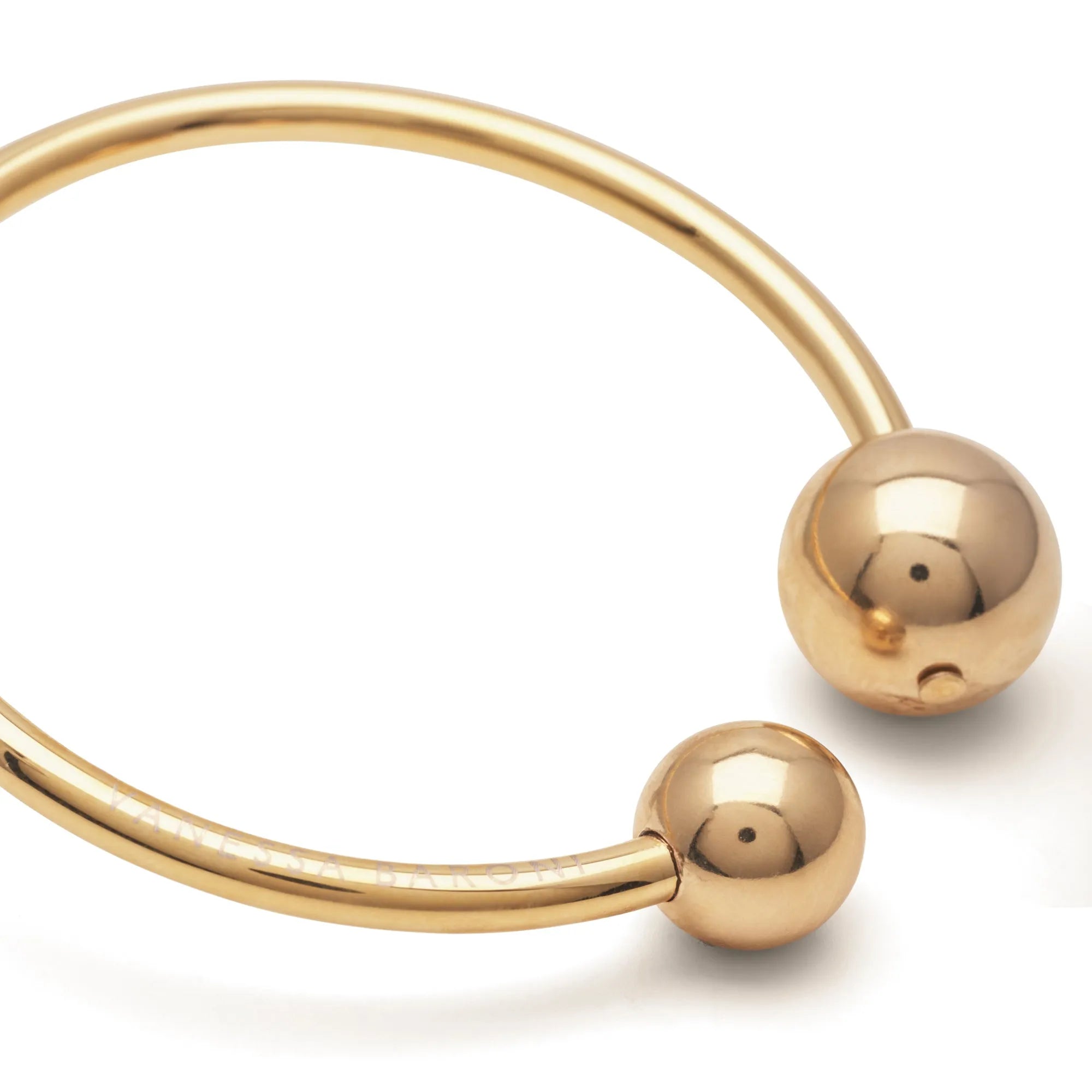 Beads Bangle - Gold
