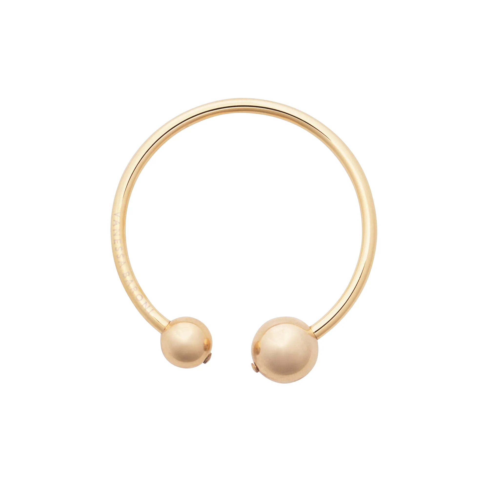 Beads Bangle - Gold