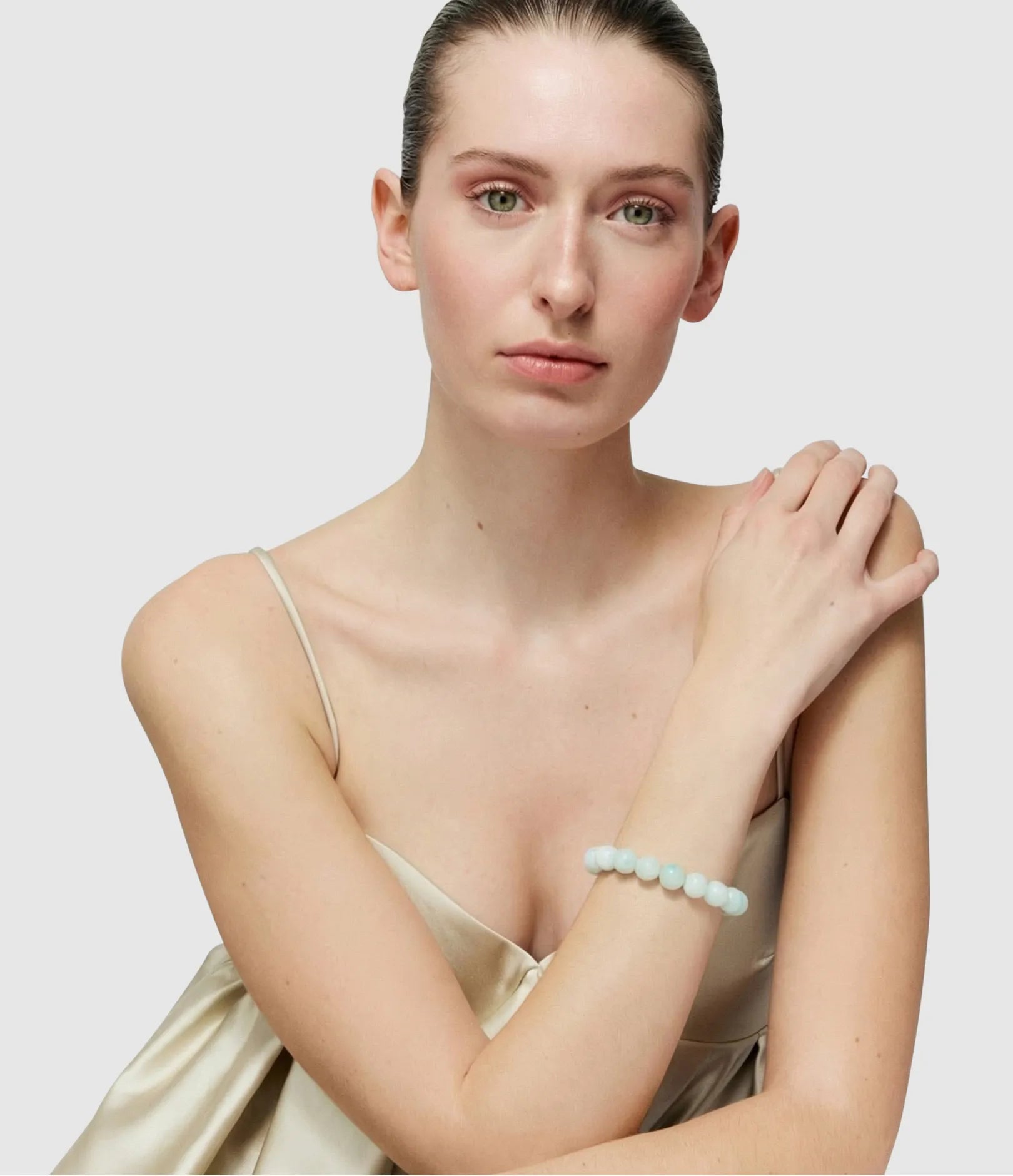 Beads Flex Bracelet - Light Blue