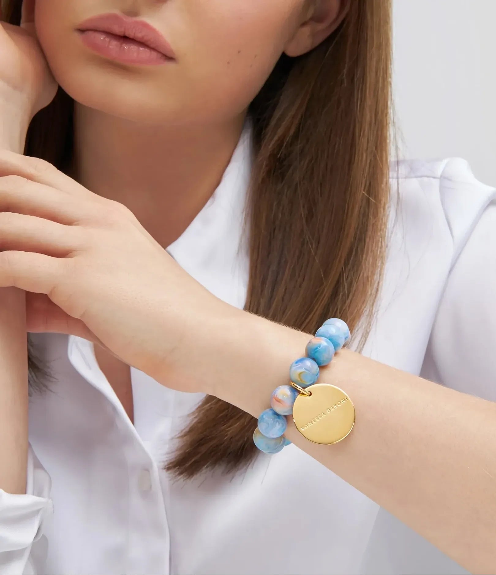 Beads Flex Bracelet - Sea Wave
