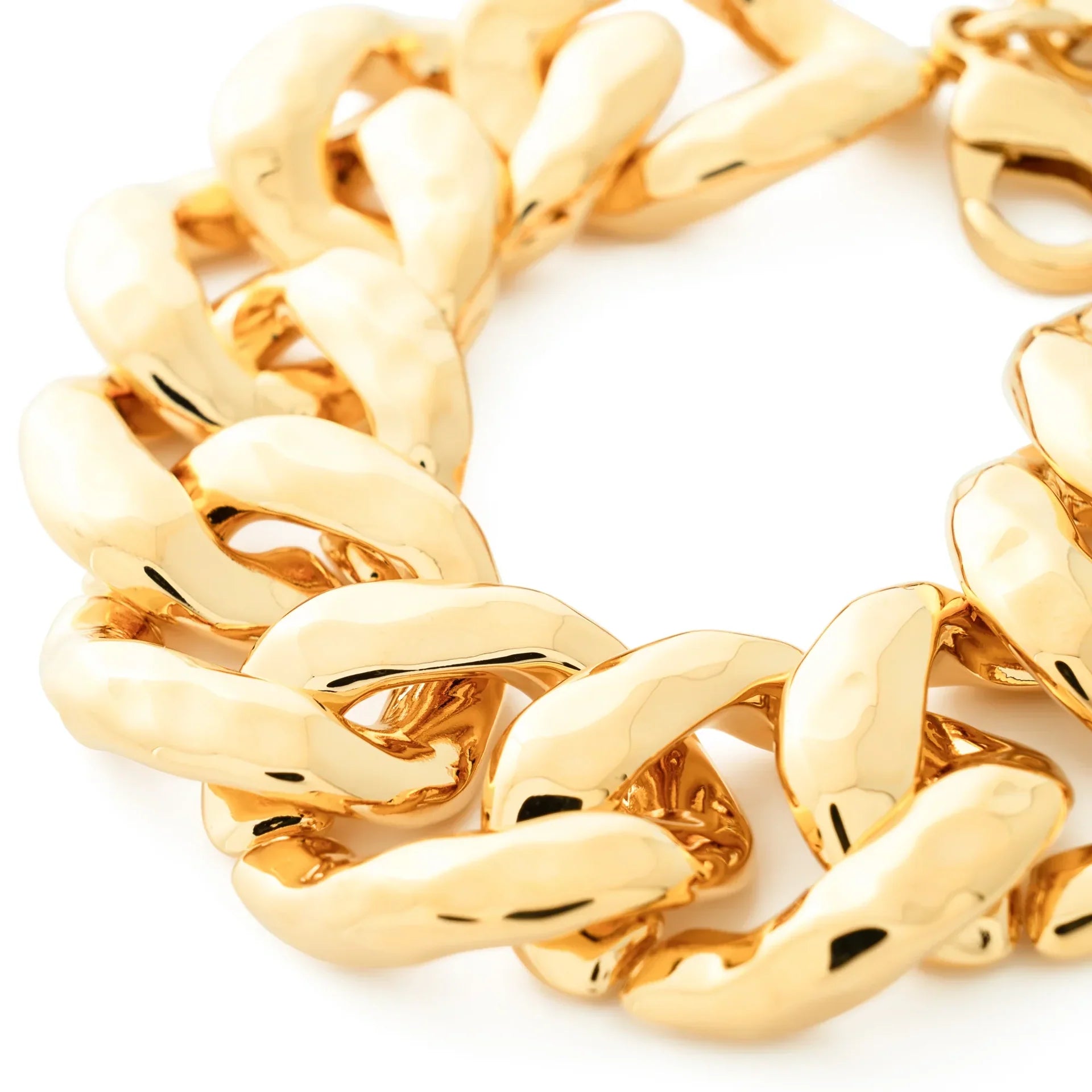 Hammered Bracelet - Gold