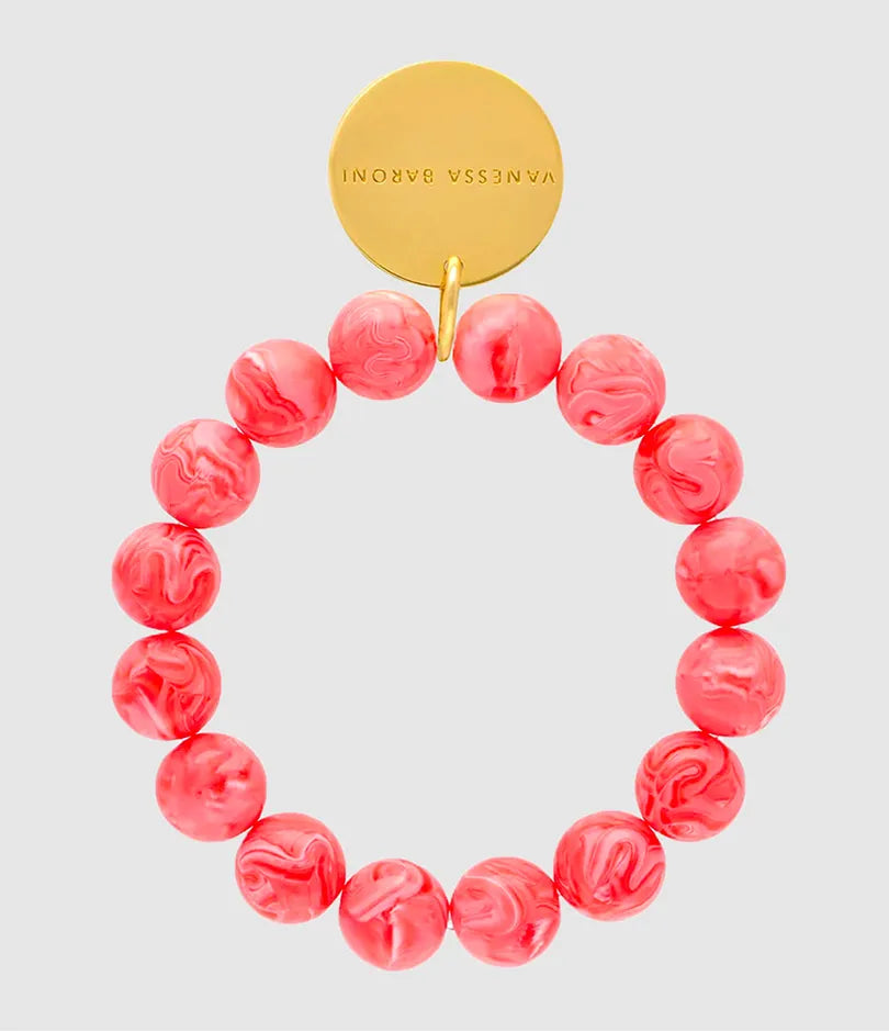 Mini Beads Flex Bracelet - Strawberry Icecream