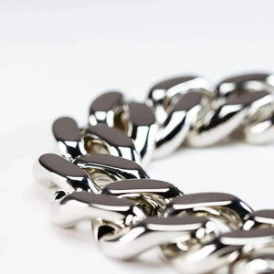 Mini Flat Chain Bracelet - Silver