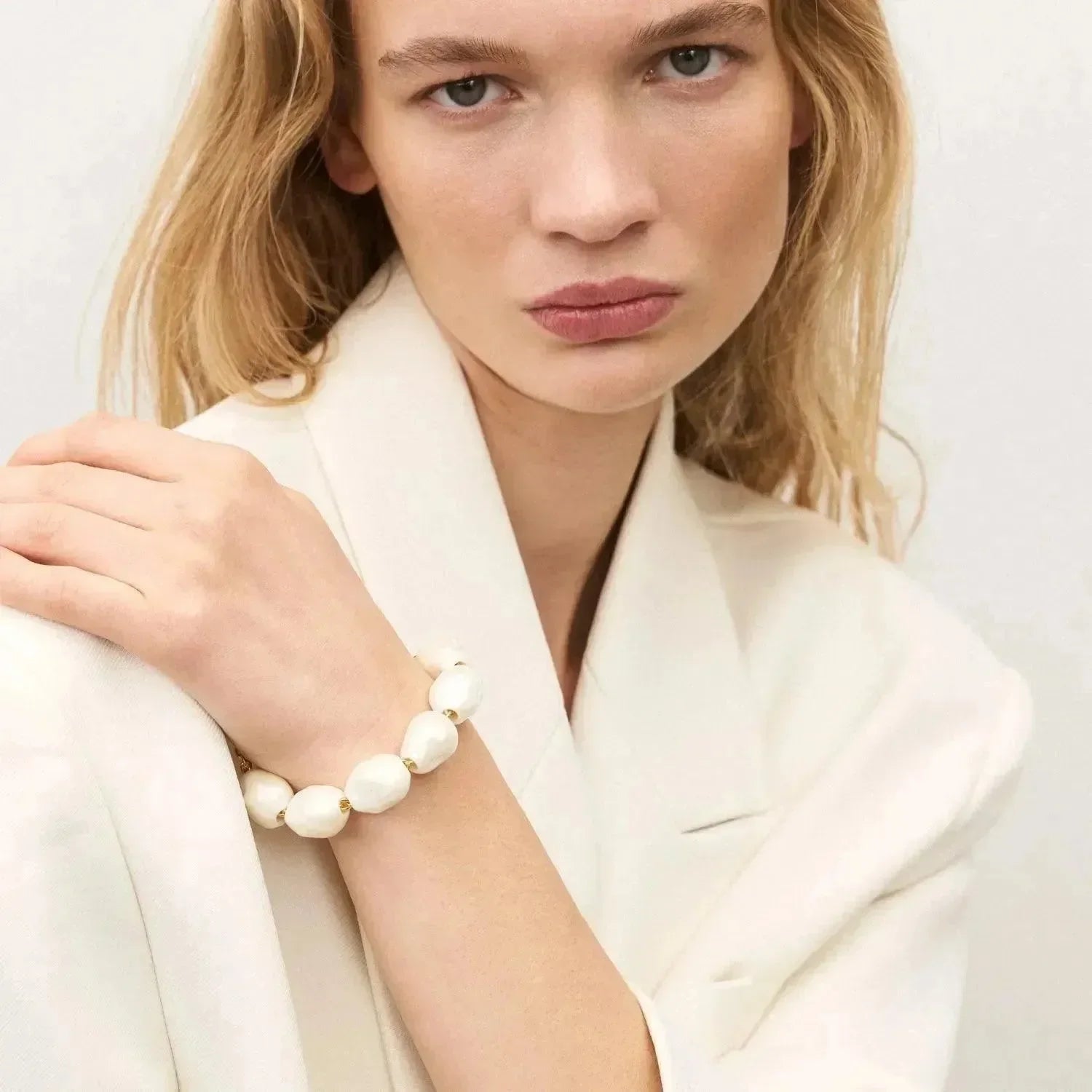 Organic Pearl Bracelet - Pearl