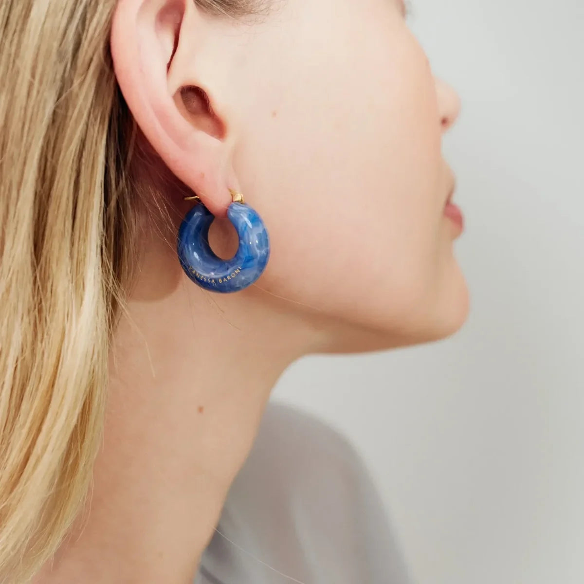 Circlet Earring - Ocean Blue