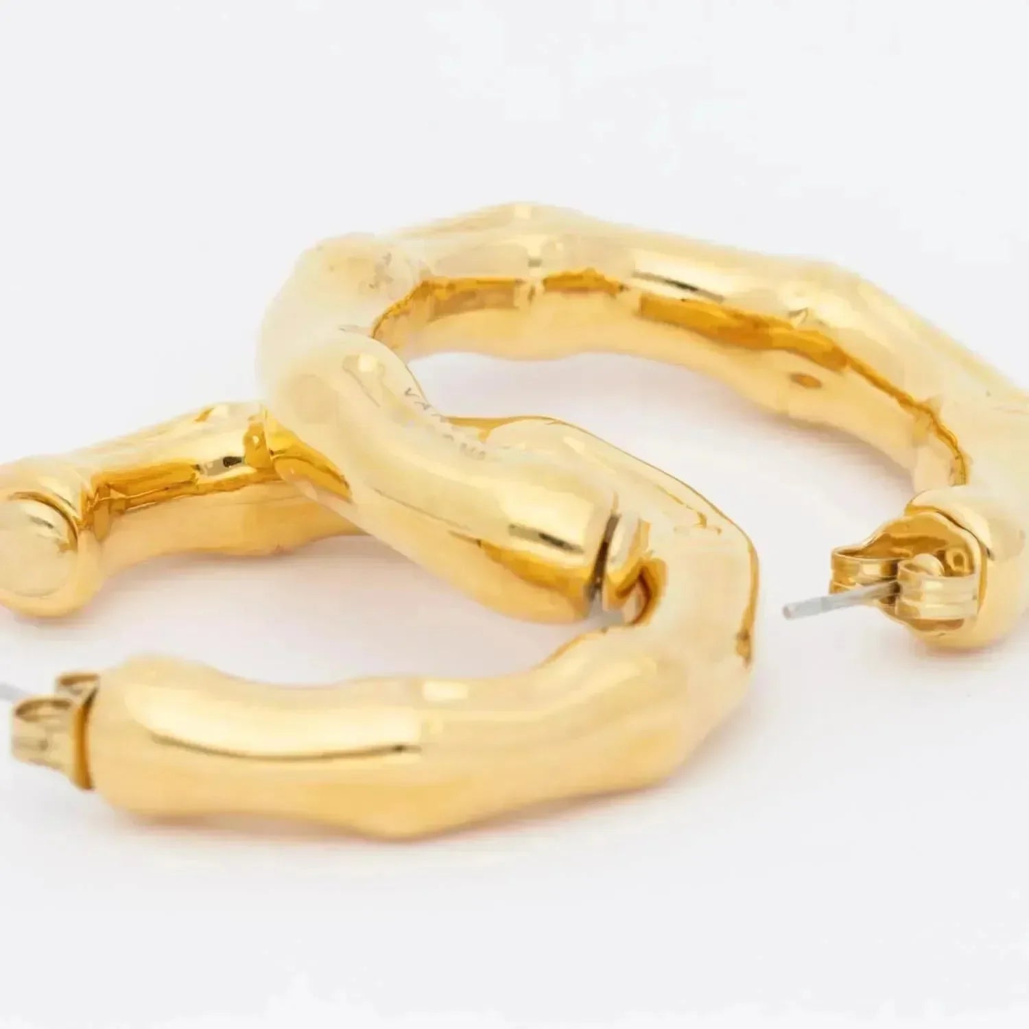 Bamboo Small Earrings - Gold