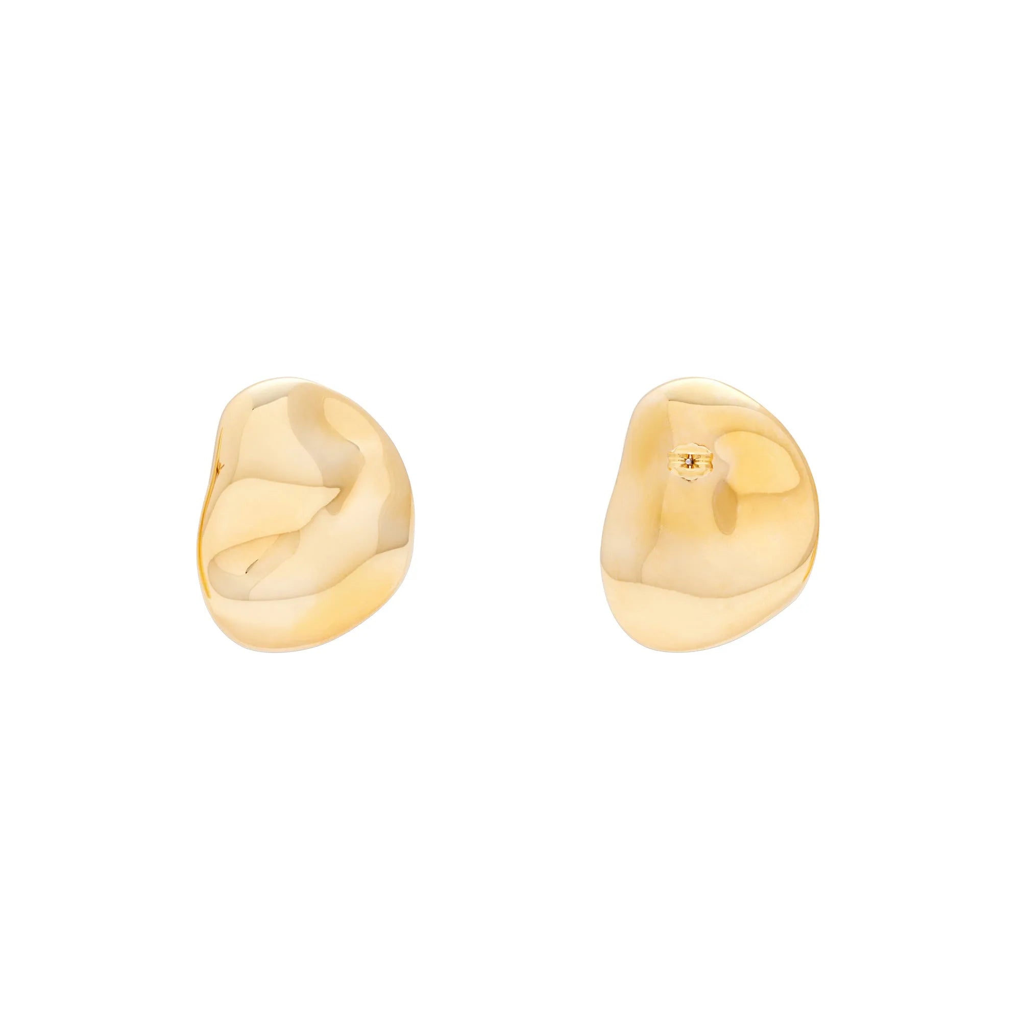 Big Nugget Earring - Gold