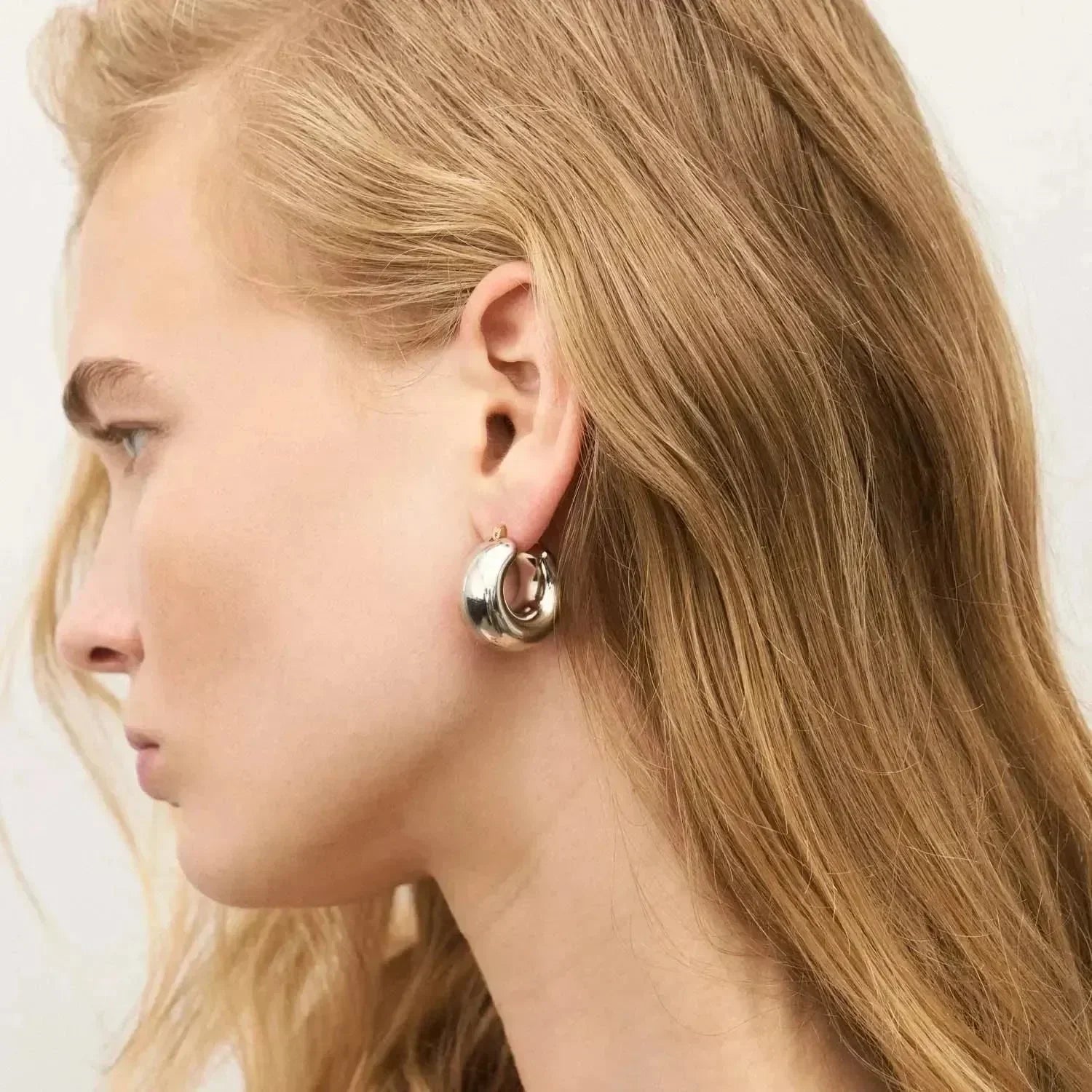 Circlet Earrings - Silver