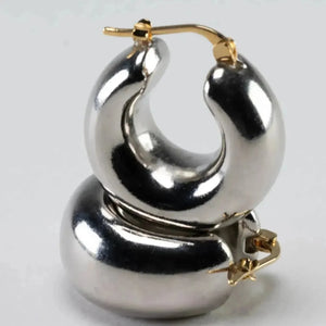 Circlet Earrings - Silver