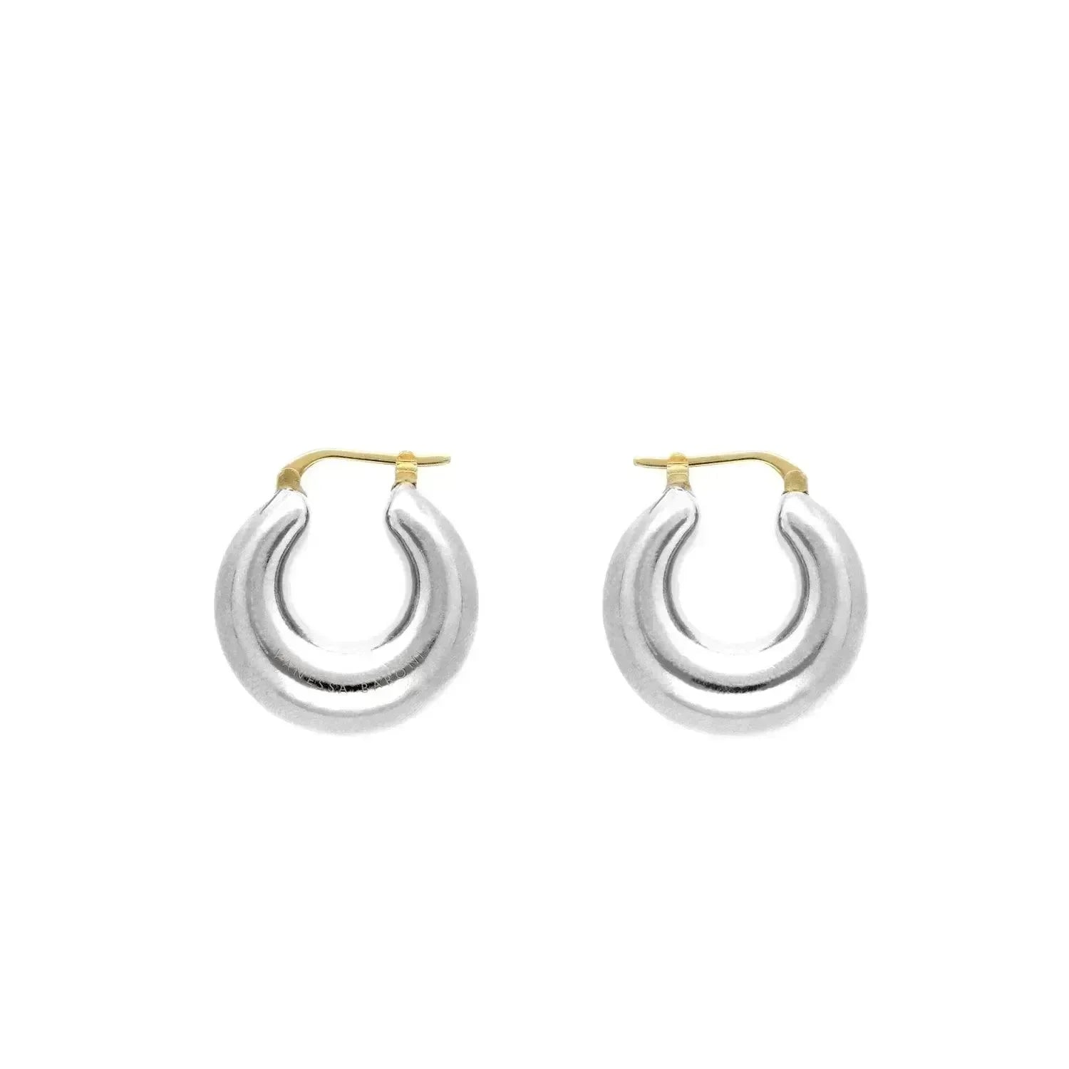 Circlet Earrings - Silver