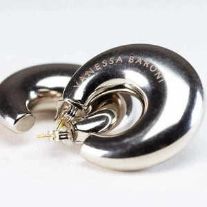 Moon Earring - Silver