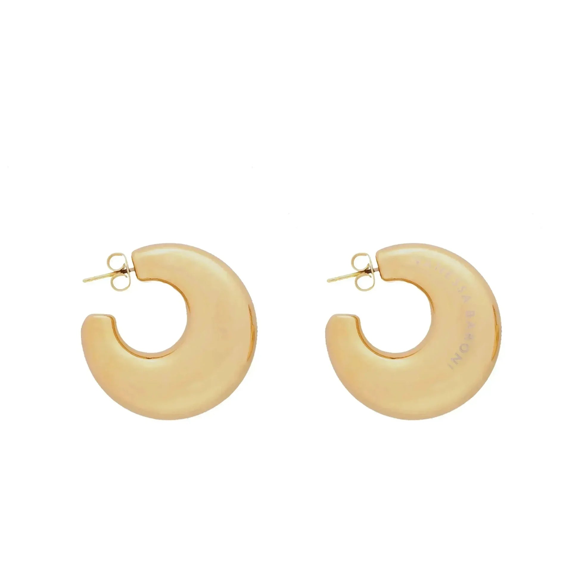 Moon Earrings - Gold