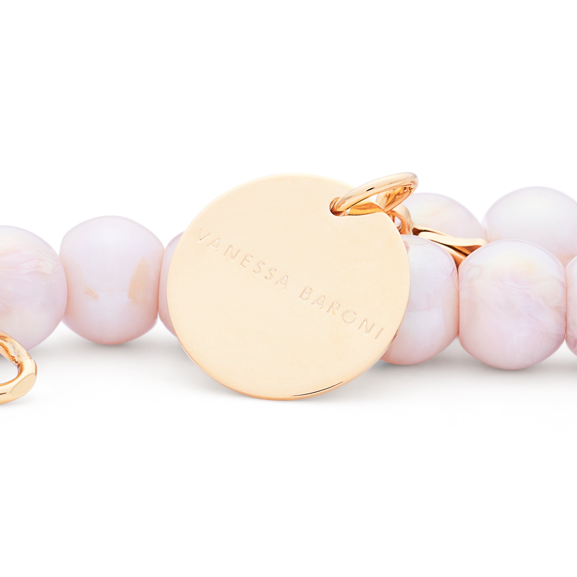 Mini Beads Bracelet - Iridescent Rose