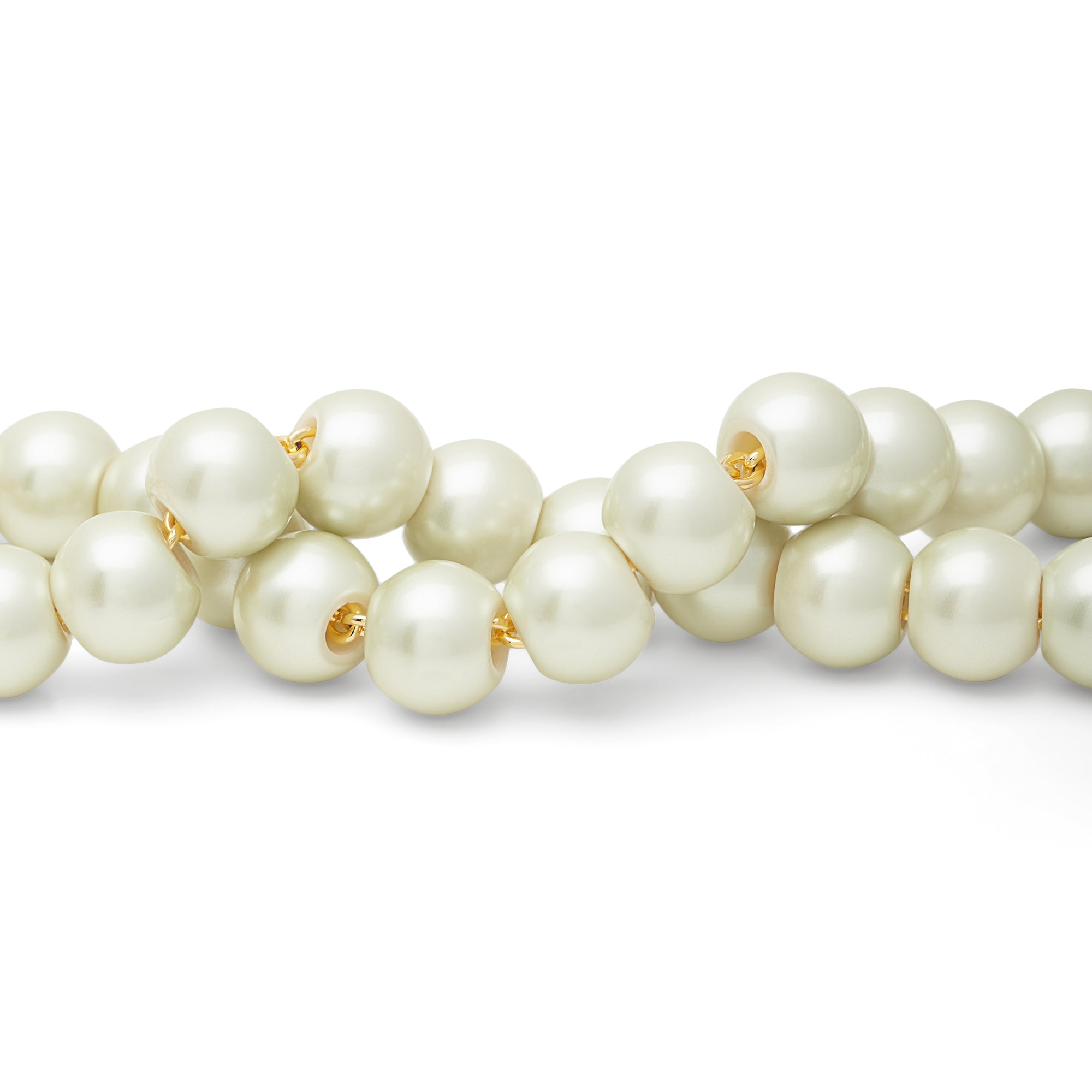 Mini Beads Necklace - Pistachio Pearl