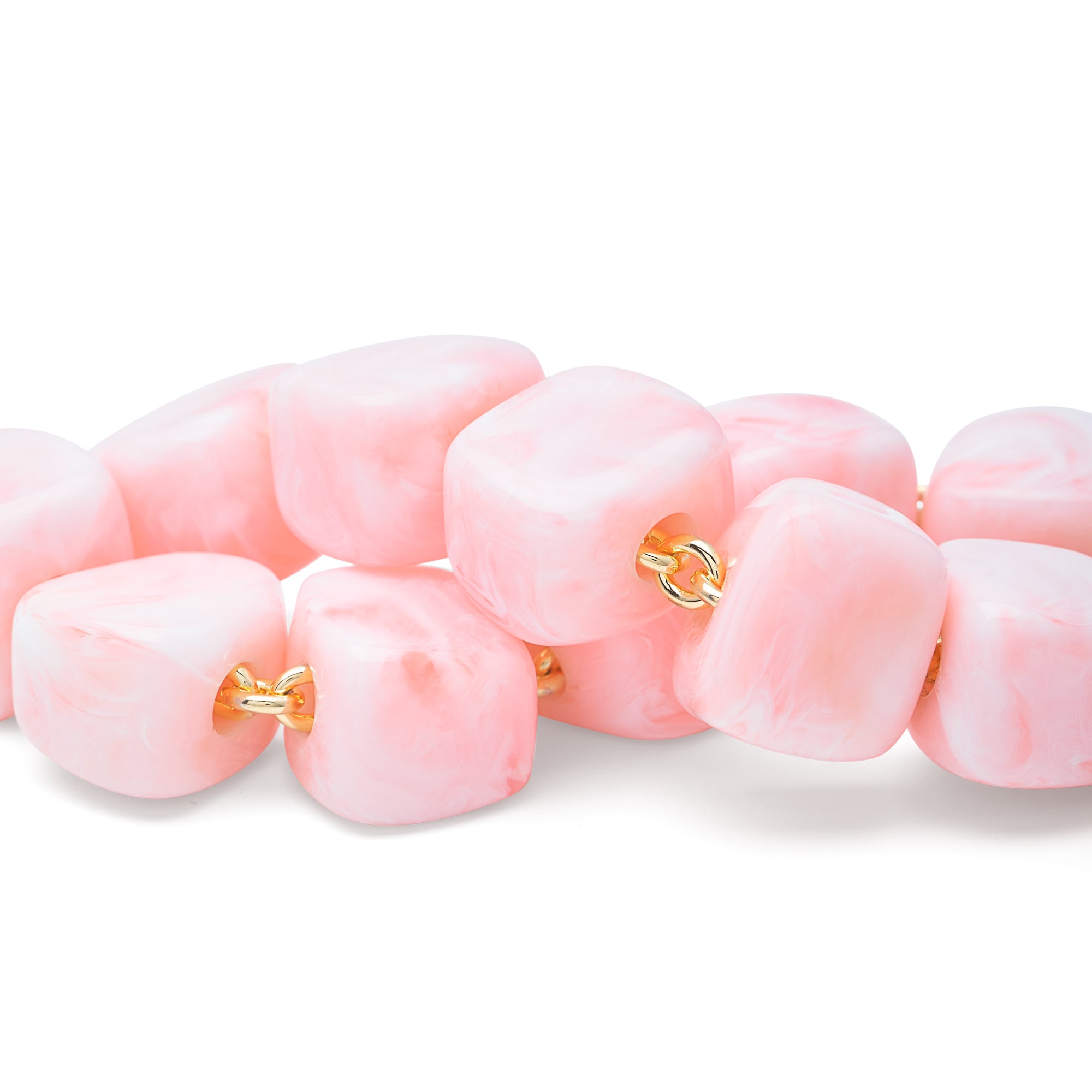 Mini Organic Shaped Bracelet - Bubble Gum Twist