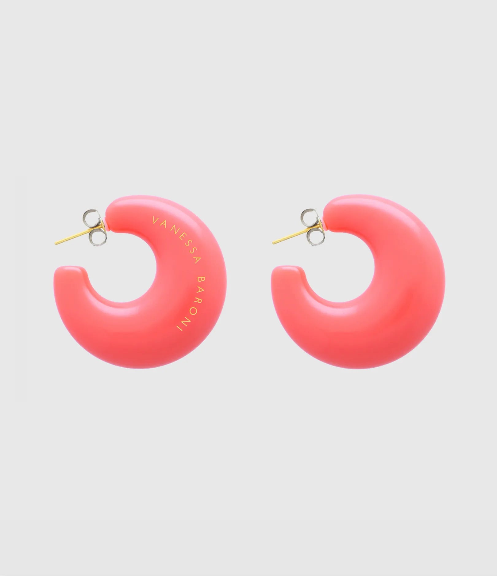 Moon Earring New Flamingo