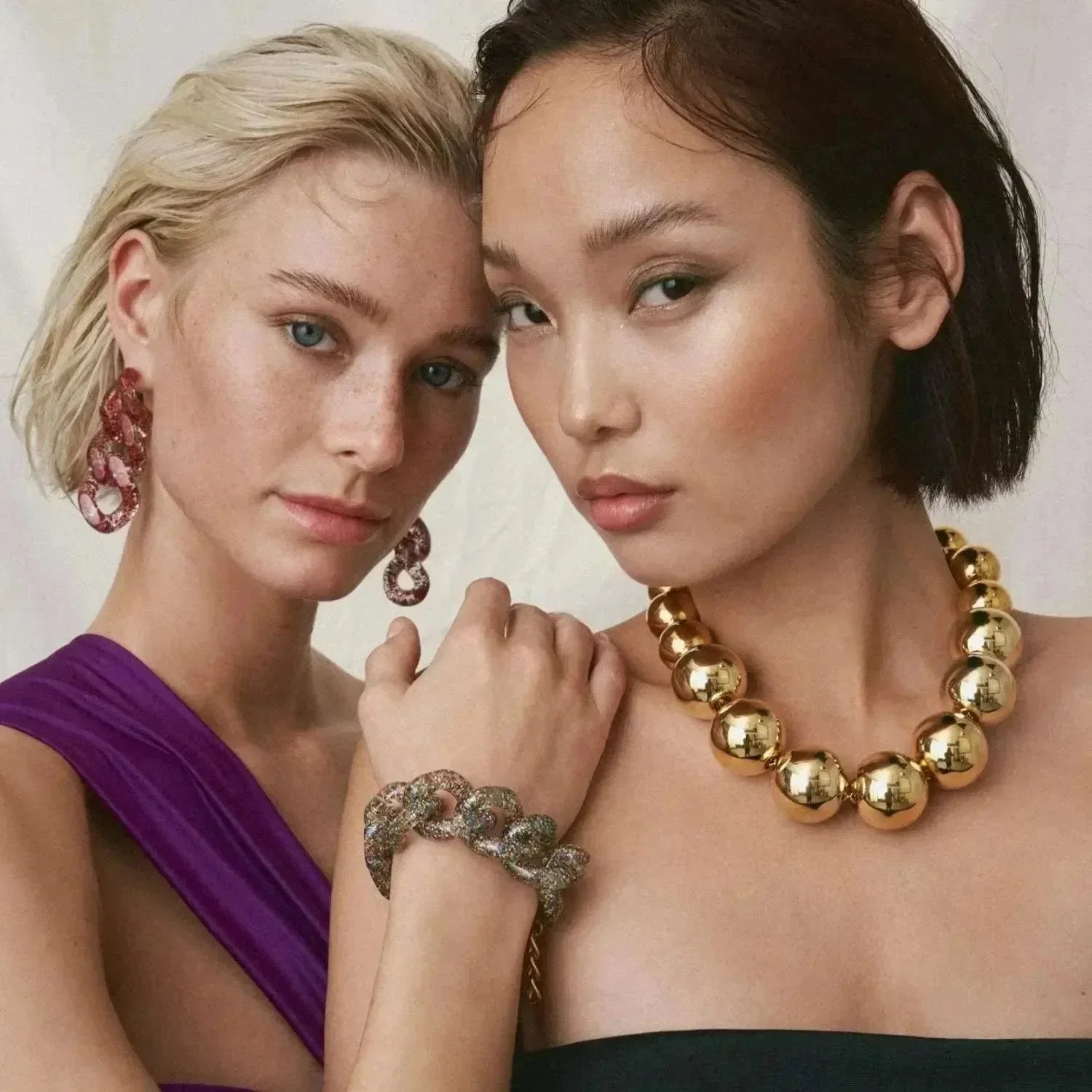 Beads Necklace - Gold