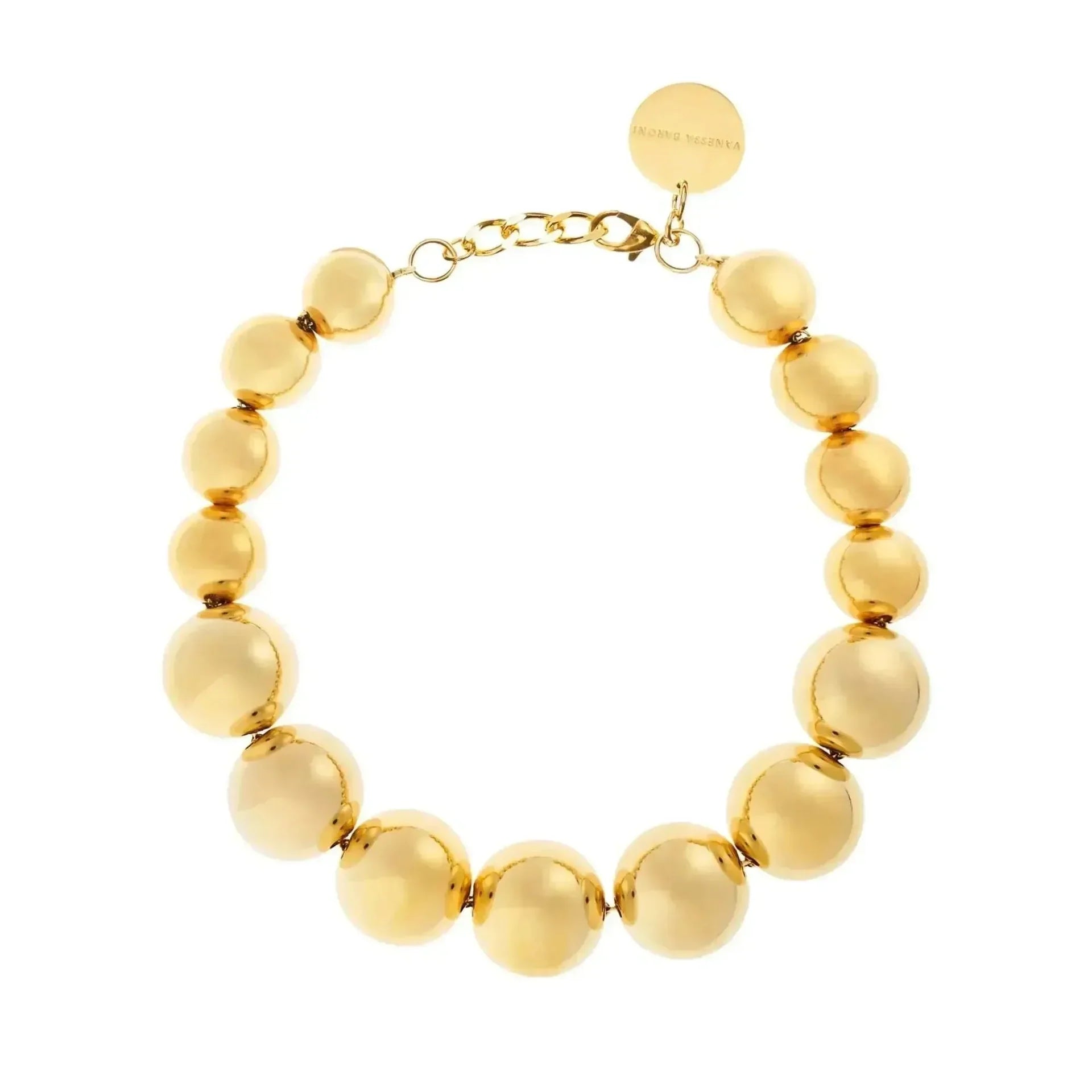 Beads Necklace - Gold