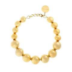Beads Necklace - Gold