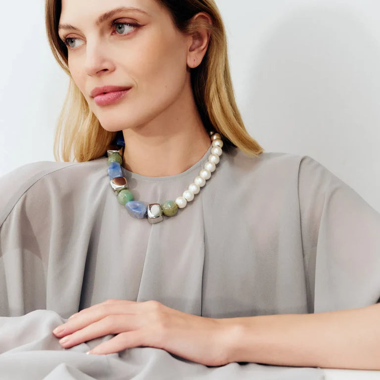 Formentera Necklace - Blue