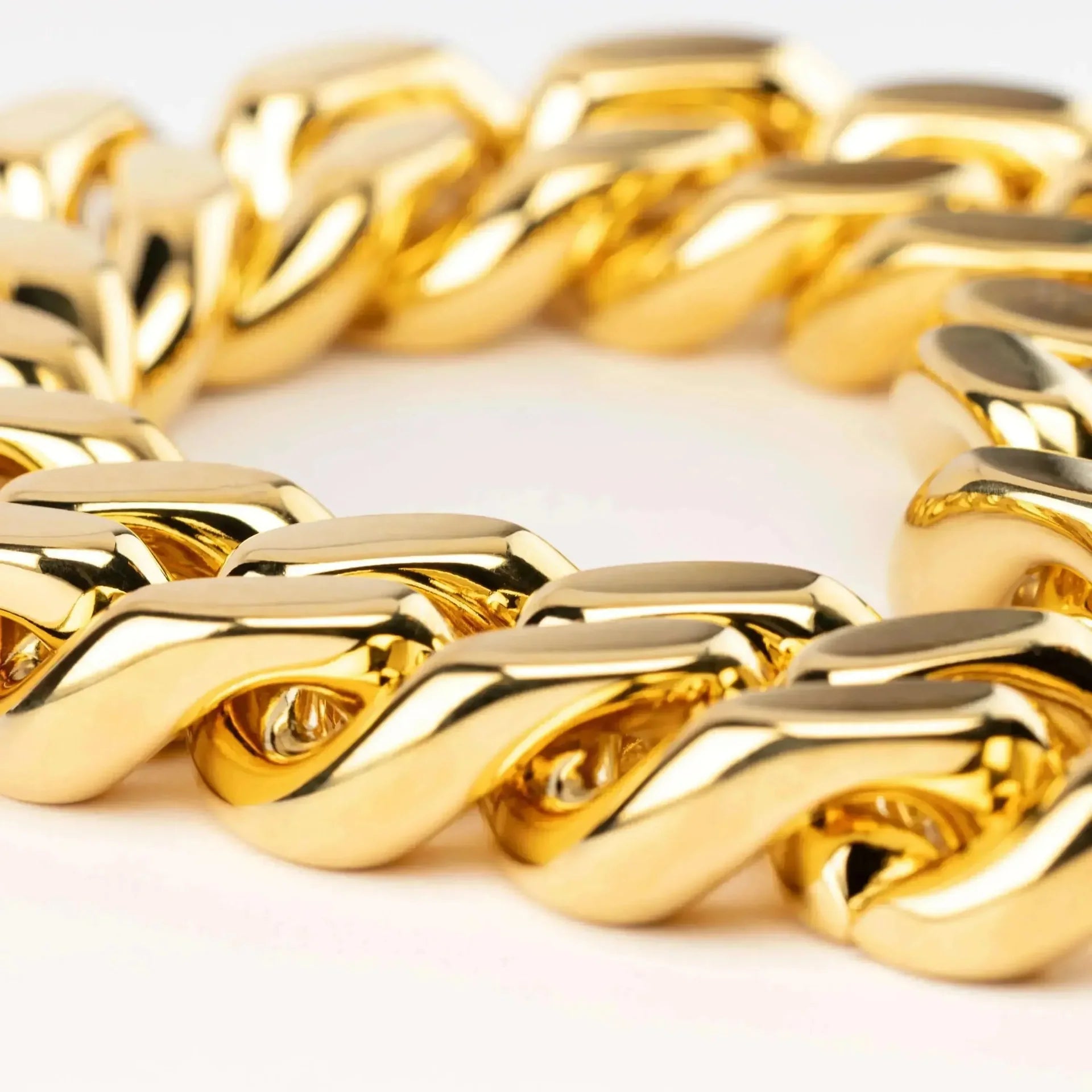 Flat Chain Necklace - Gold