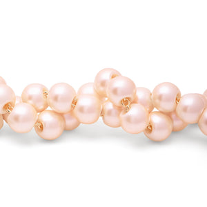Mini Beads Necklace - Apricot Pearl