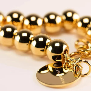 Mini Beads Necklace - Gold