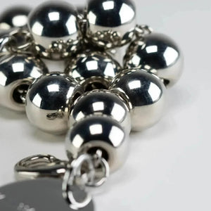 Mini Beads Necklace - Silver