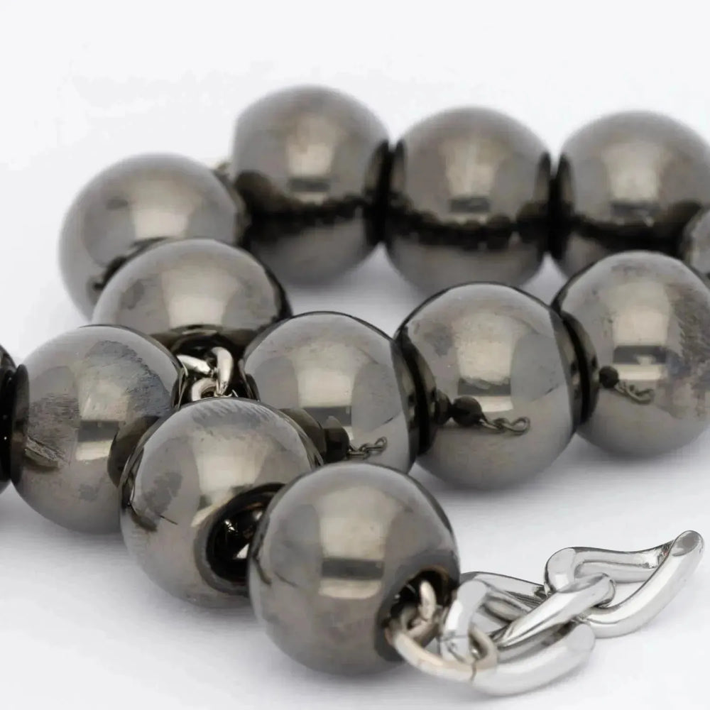 Mini Beads Necklace - Ultrablack