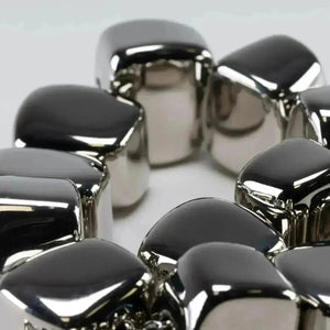 Mini Organic Shaped Necklace - Silver