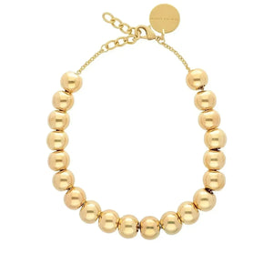 Small Beads Necklace Short - Gold