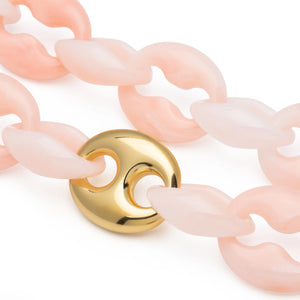 Turtle Necklace - Peach Sorbet