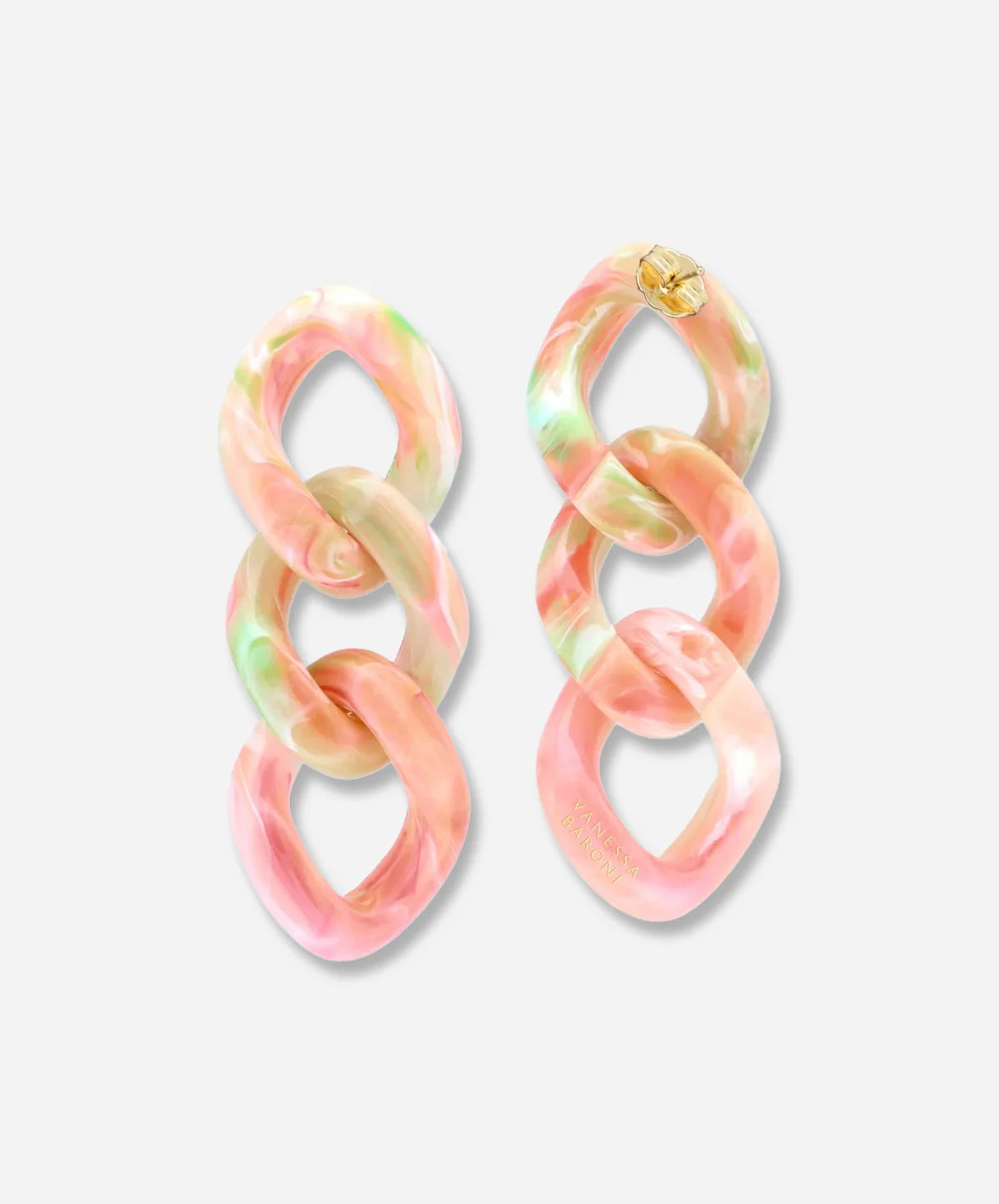 New Flat Chain Earring - Summer Vibe
