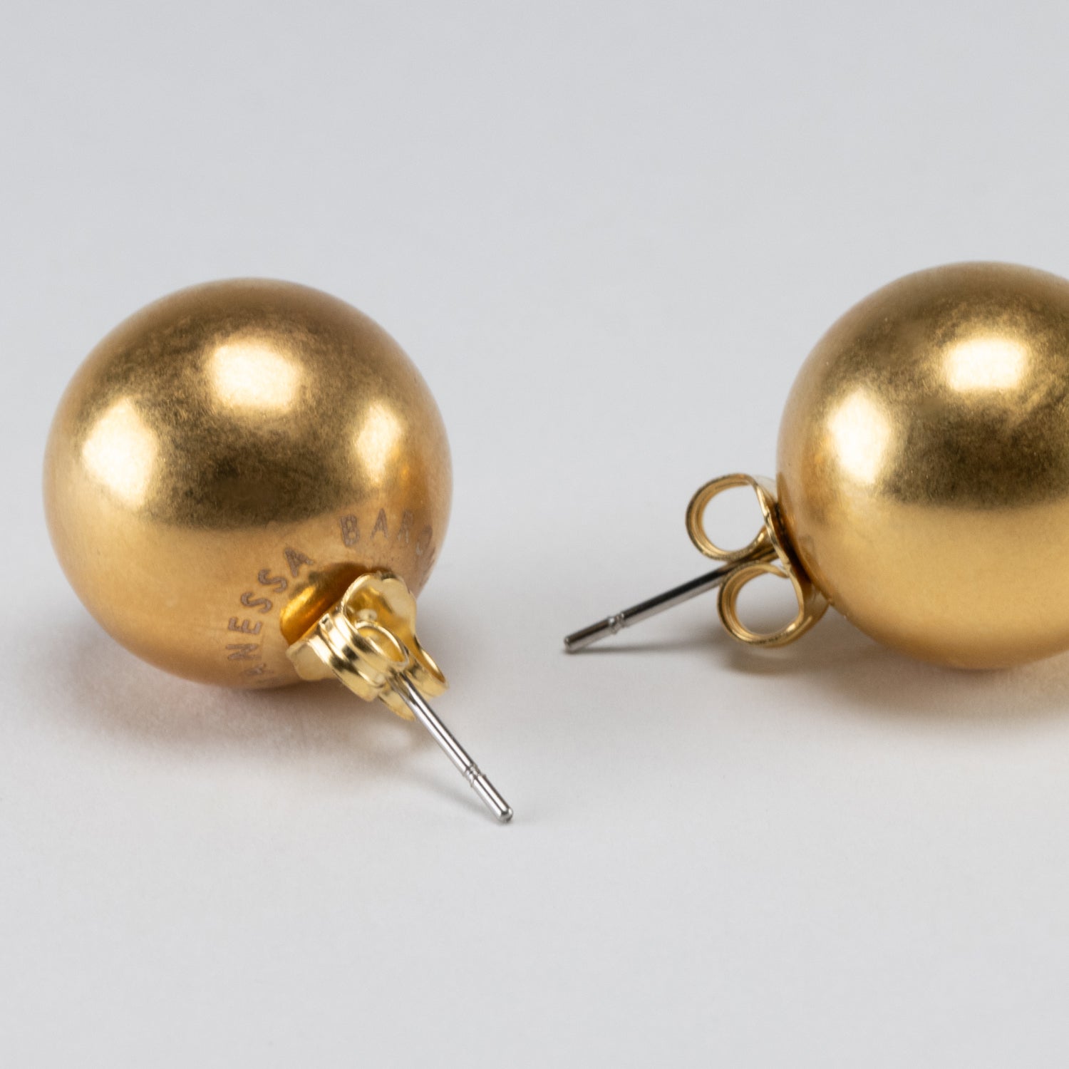 Small Dot Earring - Gold Vintage