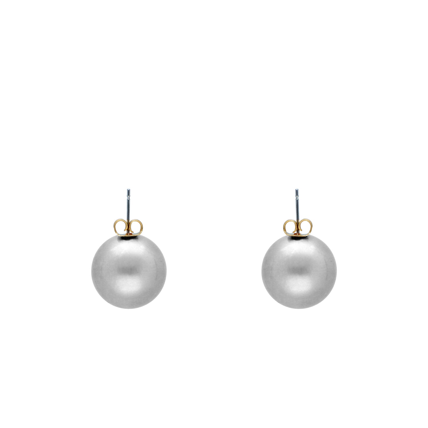 Small Dot Earring - Silver Vintage